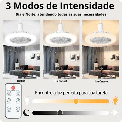 Ventilador de Lampada Led - Fan Smart